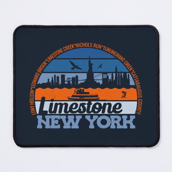 Item preview, LImestone New York Sunset Retro Vintage Local Pride Logo designed and sold by CRHPOD20.