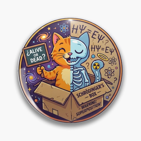 Item preview, Funny Schrödinger's Cat | Wanted Alive and Dead Quantum Physics designed and sold by TheEmptySet.