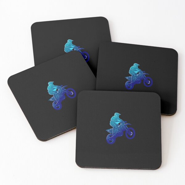 Item preview, Blue Gradient Motocross Enduro Rider designed and sold by PopStars1993.