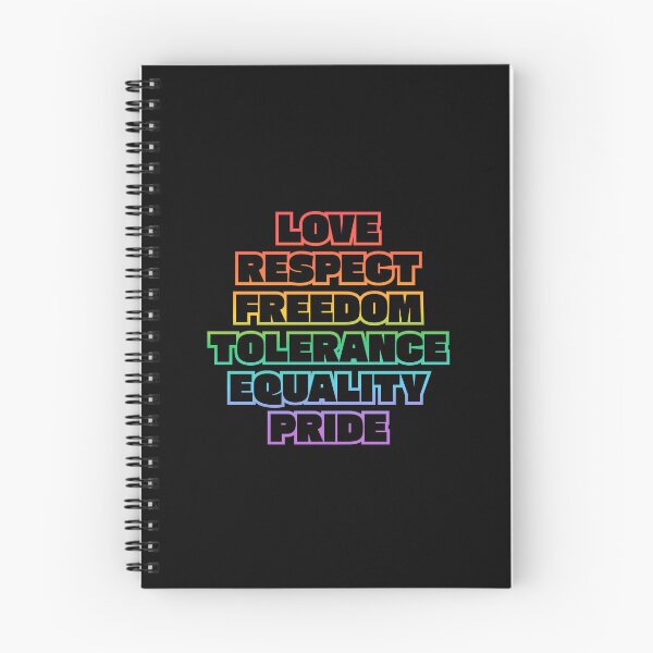 Item preview, Love Respect Freedom Tolerance Equality Pride -  LGBT Pride Values designed and sold by Inspirationmotivation.