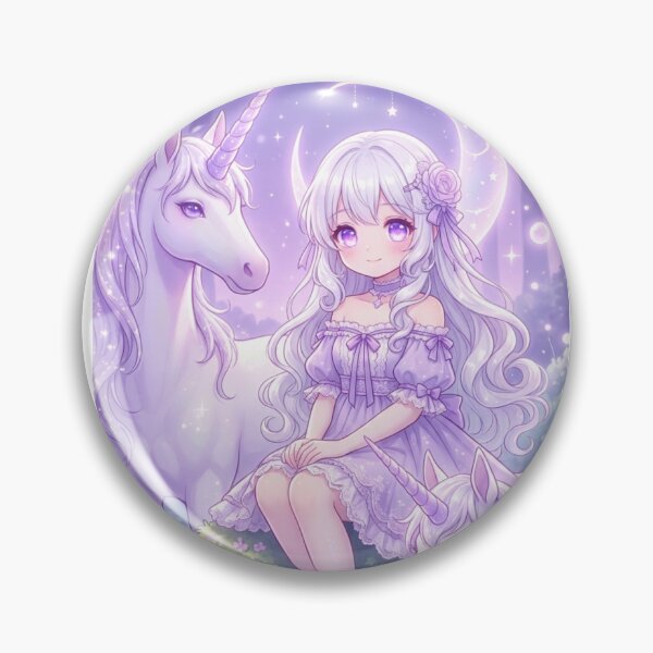 Item preview, Moonlit Unicorn Fantasy Princess designed and sold by shadafzaheen1.