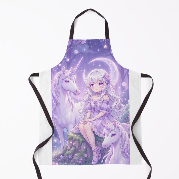 Item preview, Moonlit Unicorn Fantasy Princess designed and sold by shadafzaheen1.