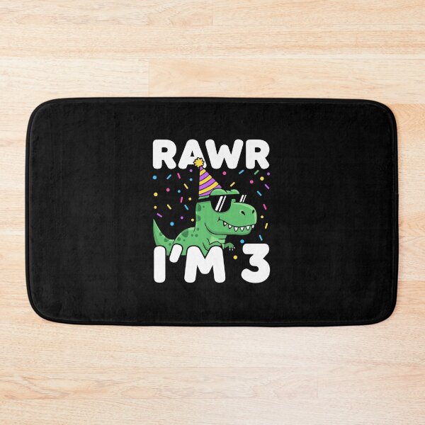 Item preview, Three Rawr I'm 3 Years Old T Rex Dinosaur Boys designed and sold by PopStars1993.