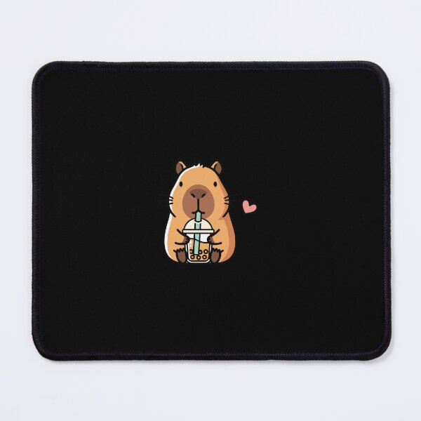 Item preview, Cute Capybara Drinking Bubble Tea Lover designed and sold by PopStars1993.