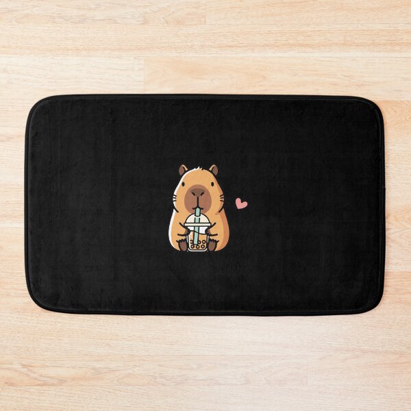 Item preview, Cute Capybara Drinking Bubble Tea Lover designed and sold by PopStars1993.