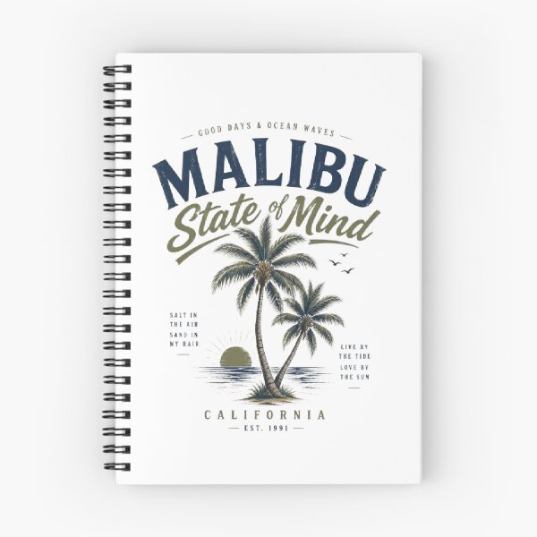 Item preview, Malibu State of Mind Shirt | California Beach Aesthetic | Retro Coastal Summer Graphic  designed and sold by AveniaOficial.