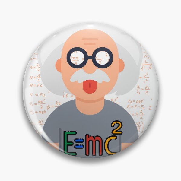 Item preview, Cute Albert Einstein Tongue Out Physics Equation designed and sold by ArcheVectors.