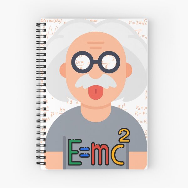 Item preview, Cute Albert Einstein Tongue Out Physics Equation designed and sold by ArcheVectors.