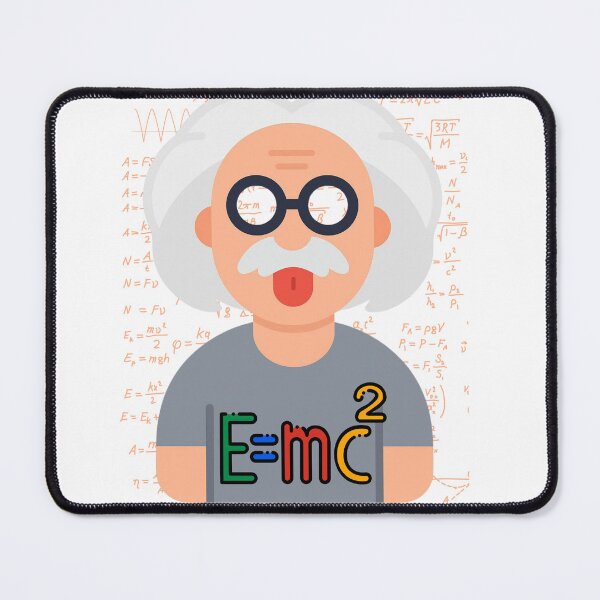 Item preview, Cute Albert Einstein Tongue Out Physics Equation designed and sold by ArcheVectors.