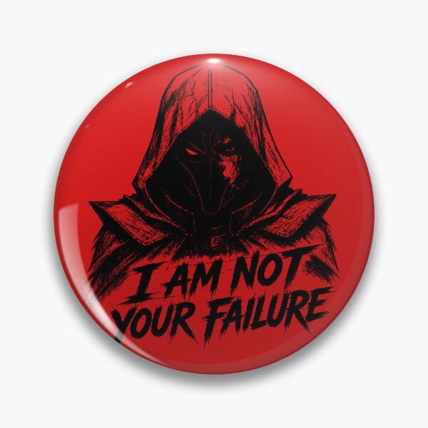Item preview, I Am Not Your Failure – Dark Anime Warrior Graphic designed and sold by eragon541289.