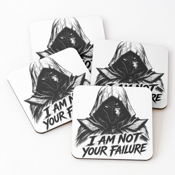 Item preview, I Am Not Your Failure – Dark Anime Warrior Graphic designed and sold by eragon541289.