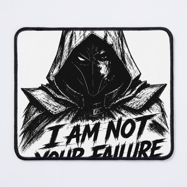 Item preview, I Am Not Your Failure – Dark Anime Warrior Graphic designed and sold by eragon541289.
