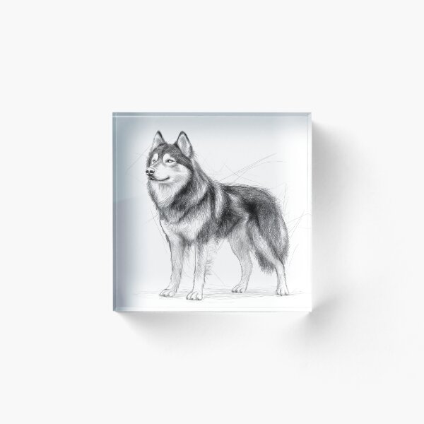 Item preview, Malamute Doggie illustration  designed and sold by Roxane Bay.