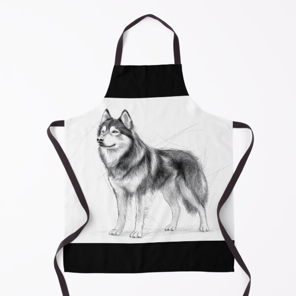 Item preview, Malamute Doggie illustration designed and sold by Roxane Bay.