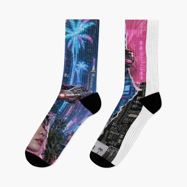 Item preview, Digital Sanctuary: The Neon Cyber Oasis  designed and sold by DarVibe Designs.