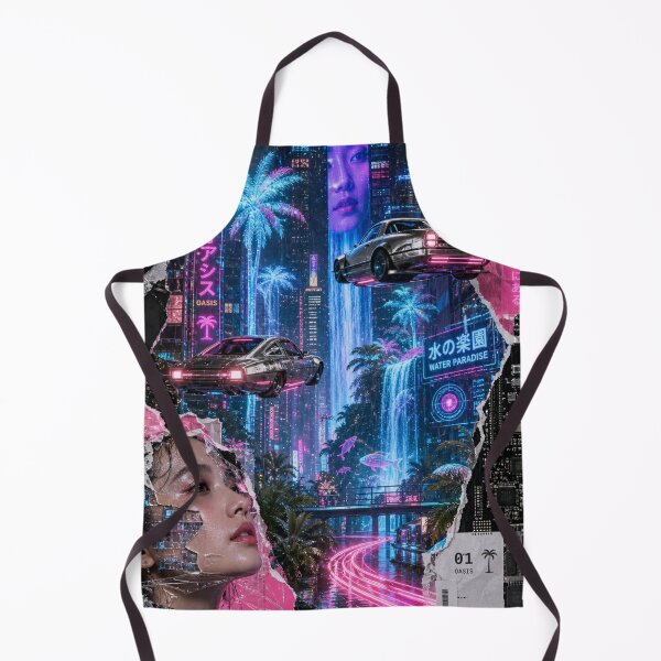 Item preview, Digital Sanctuary: The Neon Cyber Oasis  designed and sold by DarVibe Designs.