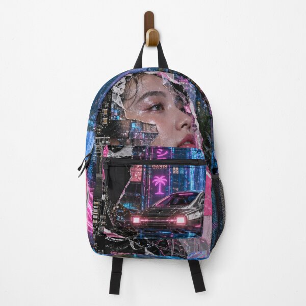 Item preview, Digital Sanctuary: The Neon Cyber Oasis designed and sold by DarVibe Designs.