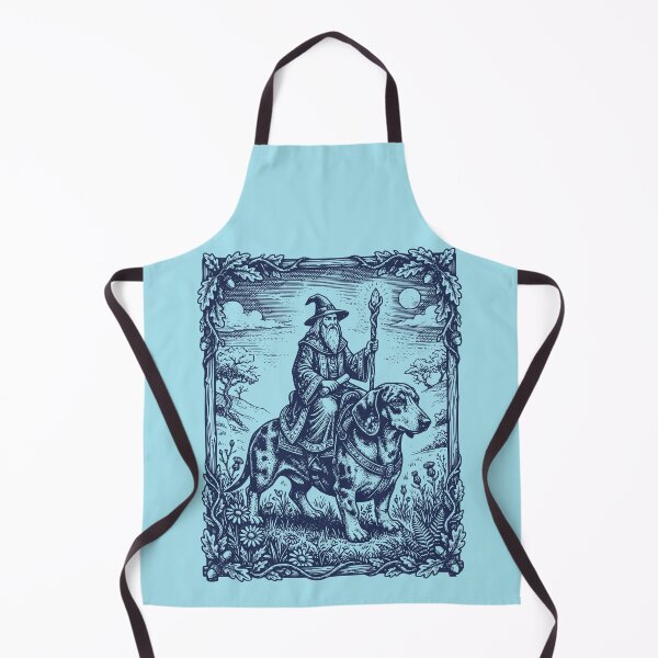 Item preview, Wizard Riding Dachshund Fantasy Adventure designed and sold by d247.