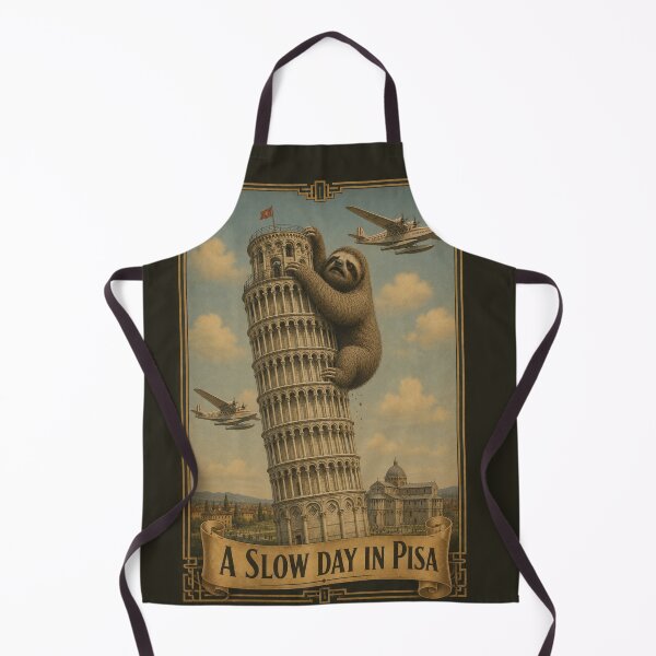 Item preview, Slow Day in Pisa designed and sold by ObviouslyBrill.