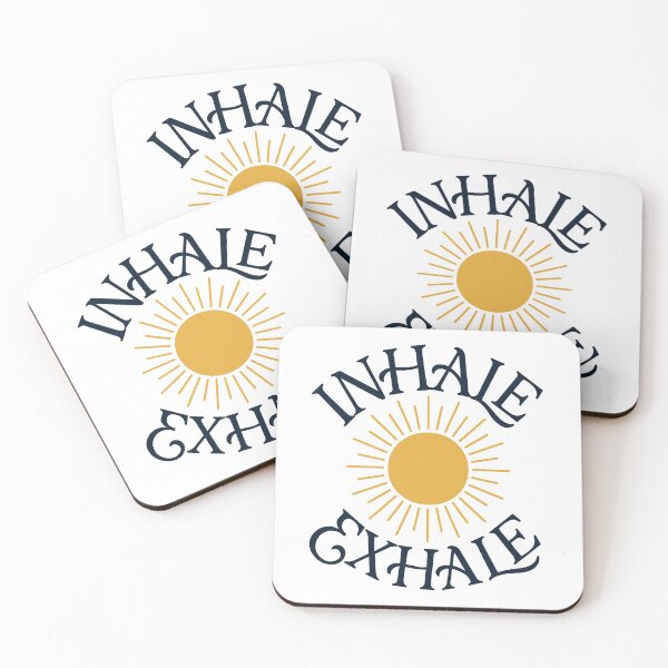 Item preview, Yoga Inhale exhale designed and sold by The Curious Cow.