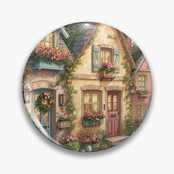 Item preview, Easter Cottage Village designed and sold by CozyinTime.
