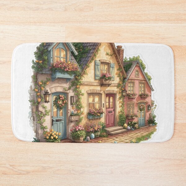 Item preview, Easter Cottage Village designed and sold by CozyinTime.