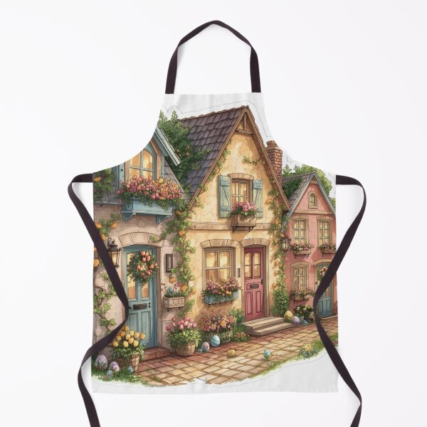 Item preview, Easter Cottage Village designed and sold by CozyinTime.