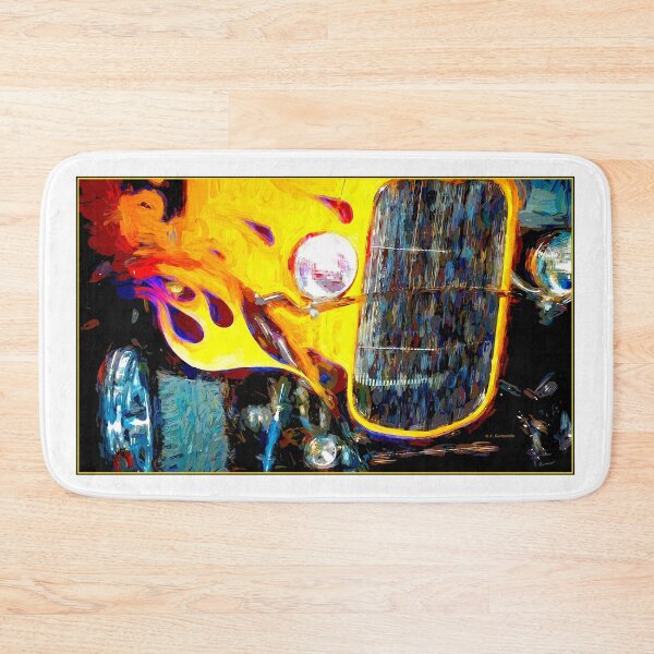 Item preview, Customized Hot Rod Automobile Front End, Digital Illustration designed and sold by AMacGPhilly.