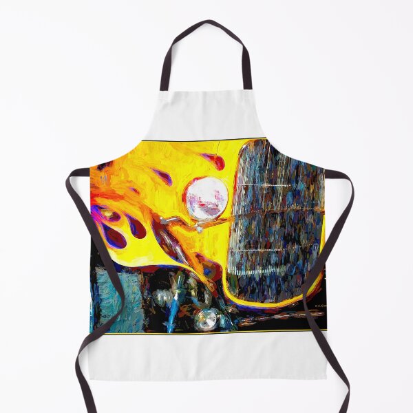 Item preview, Customized Hot Rod Automobile Front End, Digital Illustration designed and sold by AMacGPhilly.