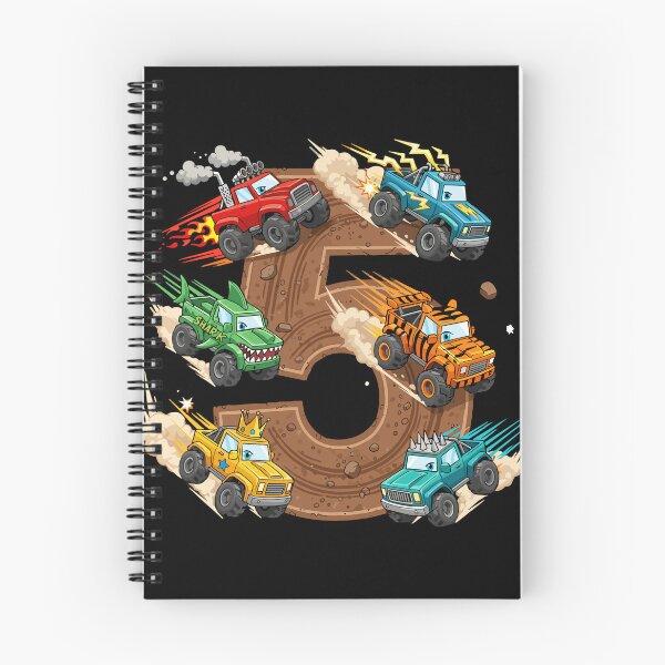 Item preview, 5 Year Old Monster Truck Boy Toddler 5th Birthday designed and sold by PopStars1993.