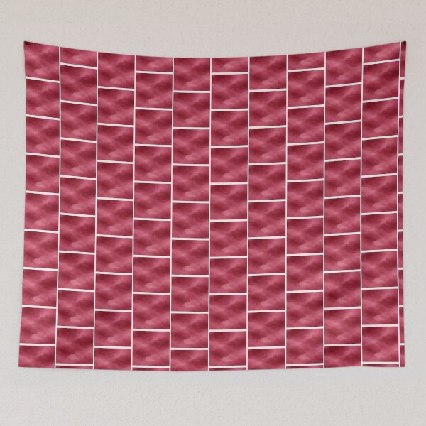 Item preview, Burgundy Watercolor Square designed and sold by Blink Art Studio.