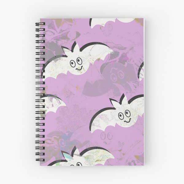 Item preview, Kawaii Bat Pattern — Purple Gothic Floral Halloween Design designed and sold by BatNature.
