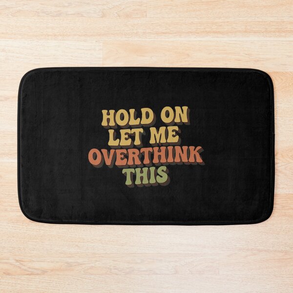Item preview, Vintage Retro 70s Sarcastic Overthink This Quote designed and sold by PopStars1993.