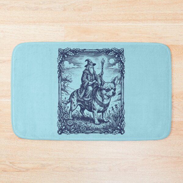 Item preview, Wizard Riding Chihuahua Magical Quest designed and sold by d247.