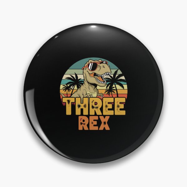 Item preview, Three Rex 3rd Birthday Third Dinosaur 3 Year Old Vintage designed and sold by PopStars1993.