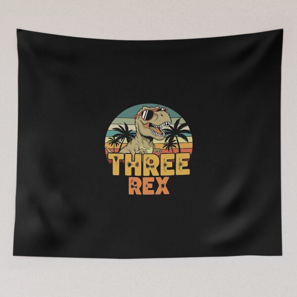Item preview, Three Rex 3rd Birthday Third Dinosaur 3 Year Old Vintage designed and sold by PopStars1993.