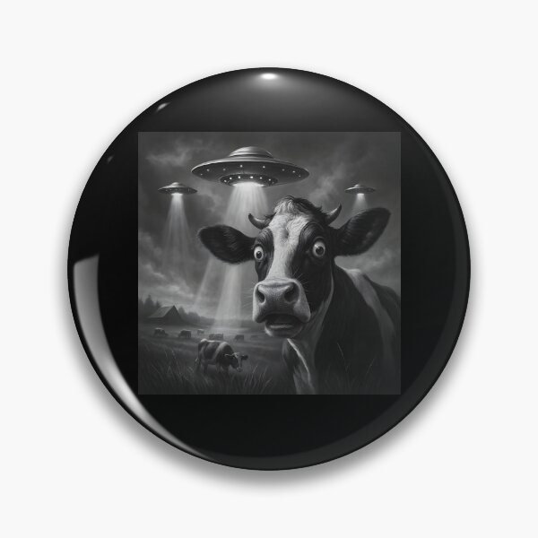 Item preview, Cow UFO Abduction Funny Alien Meme Gift for Weirdos designed and sold by Say It With Ink.