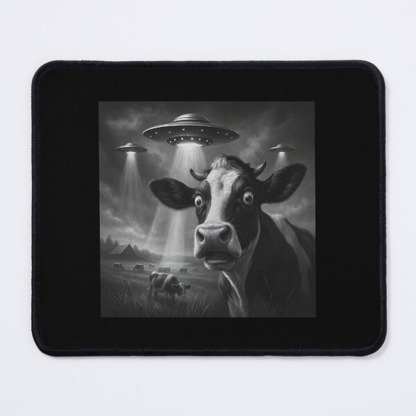 Item preview, Cow UFO Abduction Funny Alien Meme Gift for Weirdos designed and sold by Say It With Ink.