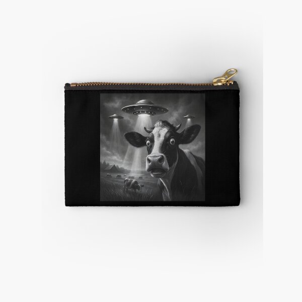 Item preview, Cow UFO Abduction Funny Alien Meme Gift for Weirdos designed and sold by Say It With Ink.
