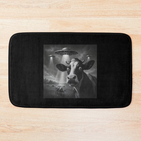 Item preview, Cow UFO Abduction Funny Alien Meme Gift for Weirdos designed and sold by Say It With Ink.