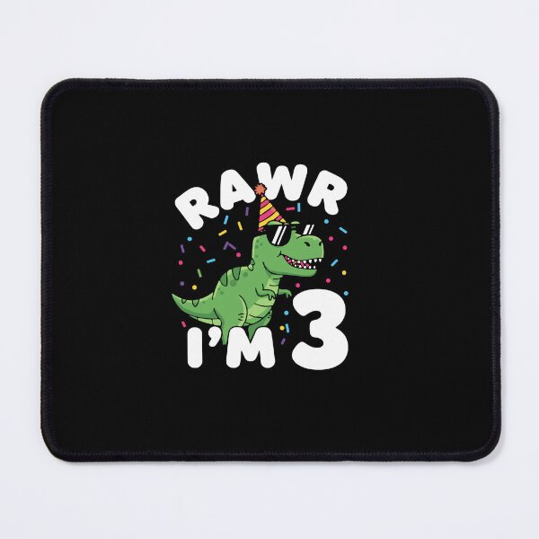 Item preview, Three Rawr I'm 3 Years Old T Rex Dinosaur 3rd Birthday Boys designed and sold by PopStars1993.