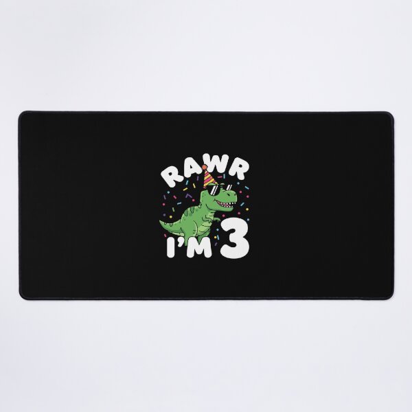Item preview, Three Rawr I'm 3 Years Old T Rex Dinosaur 3rd Birthday Boys designed and sold by PopStars1993.