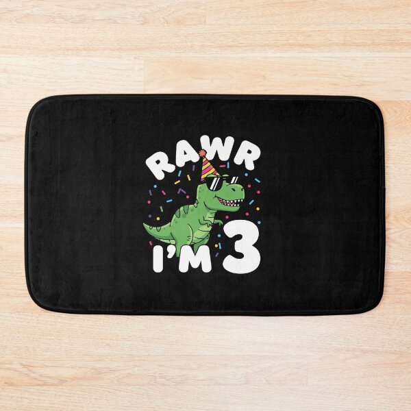 Item preview, Three Rawr I'm 3 Years Old T Rex Dinosaur 3rd Birthday Boys designed and sold by PopStars1993.