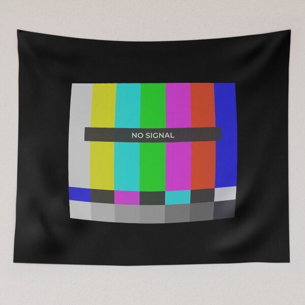 Item preview, no signal TV screen designed and sold by Whimsical Finds.