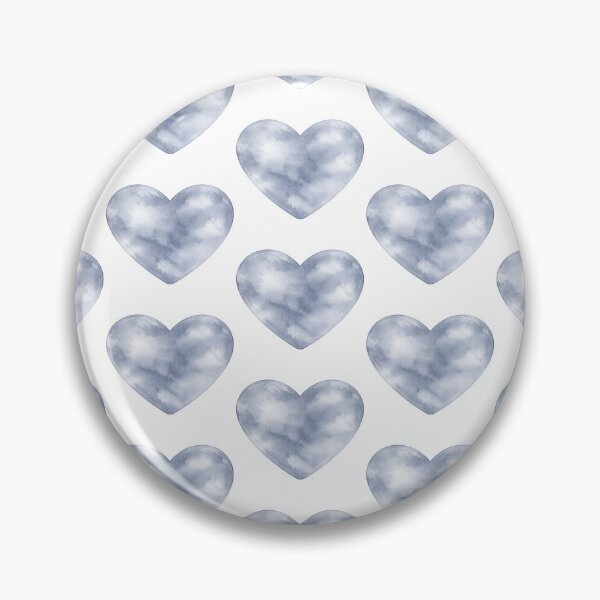 Item preview, Ice Blue Watercolor Heart designed and sold by Blink Art Studio.
