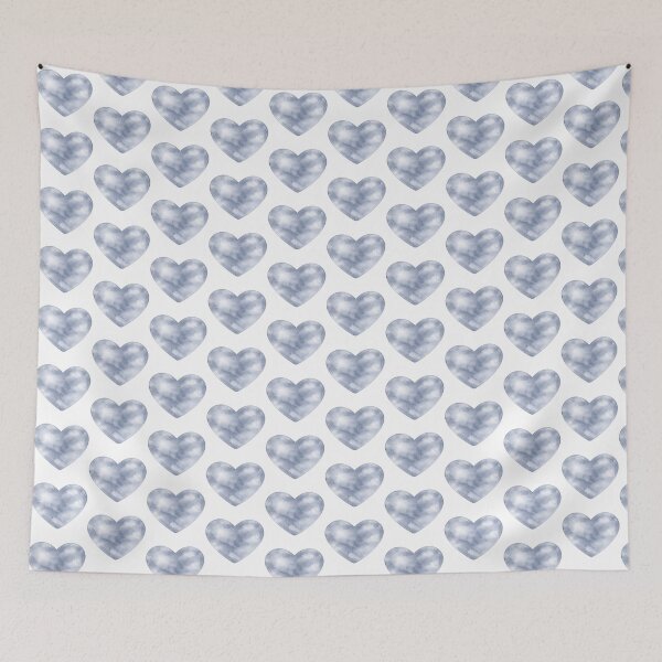 Item preview, Ice Blue Watercolor Heart designed and sold by Blink Art Studio.