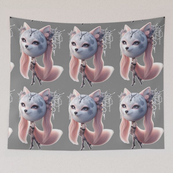 Item preview, La Luna Fox in Thigh Highs designed and sold by LujziWorld.