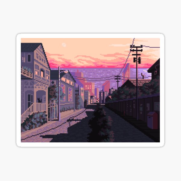 Late afternoon Sticker