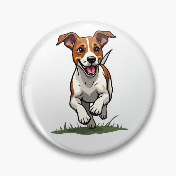 Item preview, Running Jack Russell Terrier on grass designed and sold by Prints by Mat.