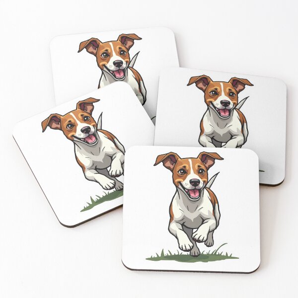 Item preview, Running Jack Russell Terrier on grass designed and sold by Prints by Mat.